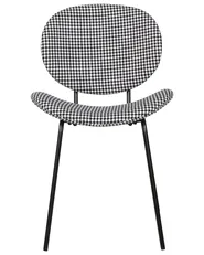 Set of 2 Dining Chairs LUANA Black/ White_894921
