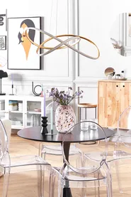 Dining Table BOCA Black 90 cm 90 cm_833126
