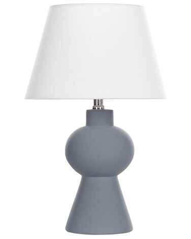Ceramic Table Lamp Grey FABILOS