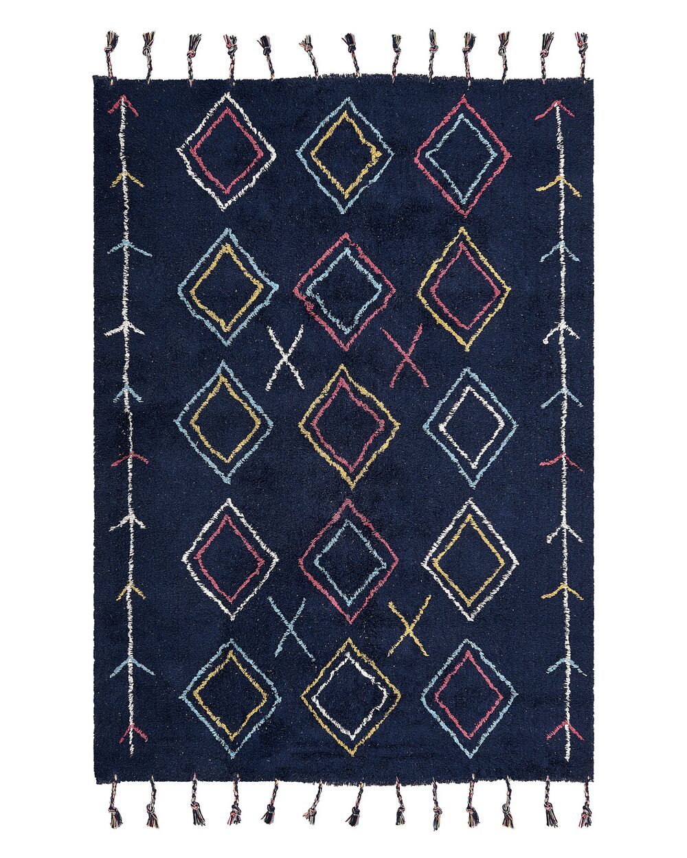 Tapis CORUM Noir 140 x 200 cm Coton