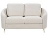 Conjunto de sofás com 6 lugares em tecido creme claro TROSA_910966