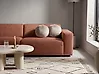 Set of 2 Decorative Cushions SALVIA 33 x 33 cm Velvet Off-White Solid