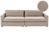 3 Seater Fabric Sofa Taupe VINSTRA_928398