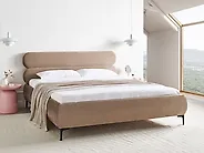 Bed Velvet LESSAY 180 x 200 cm (EU Super King) Taupe_1186980