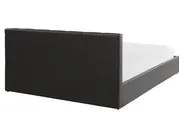 Bett mit Stauraum DREUX Kunstleder Dunkelgrau 160 x 200 cm_793194