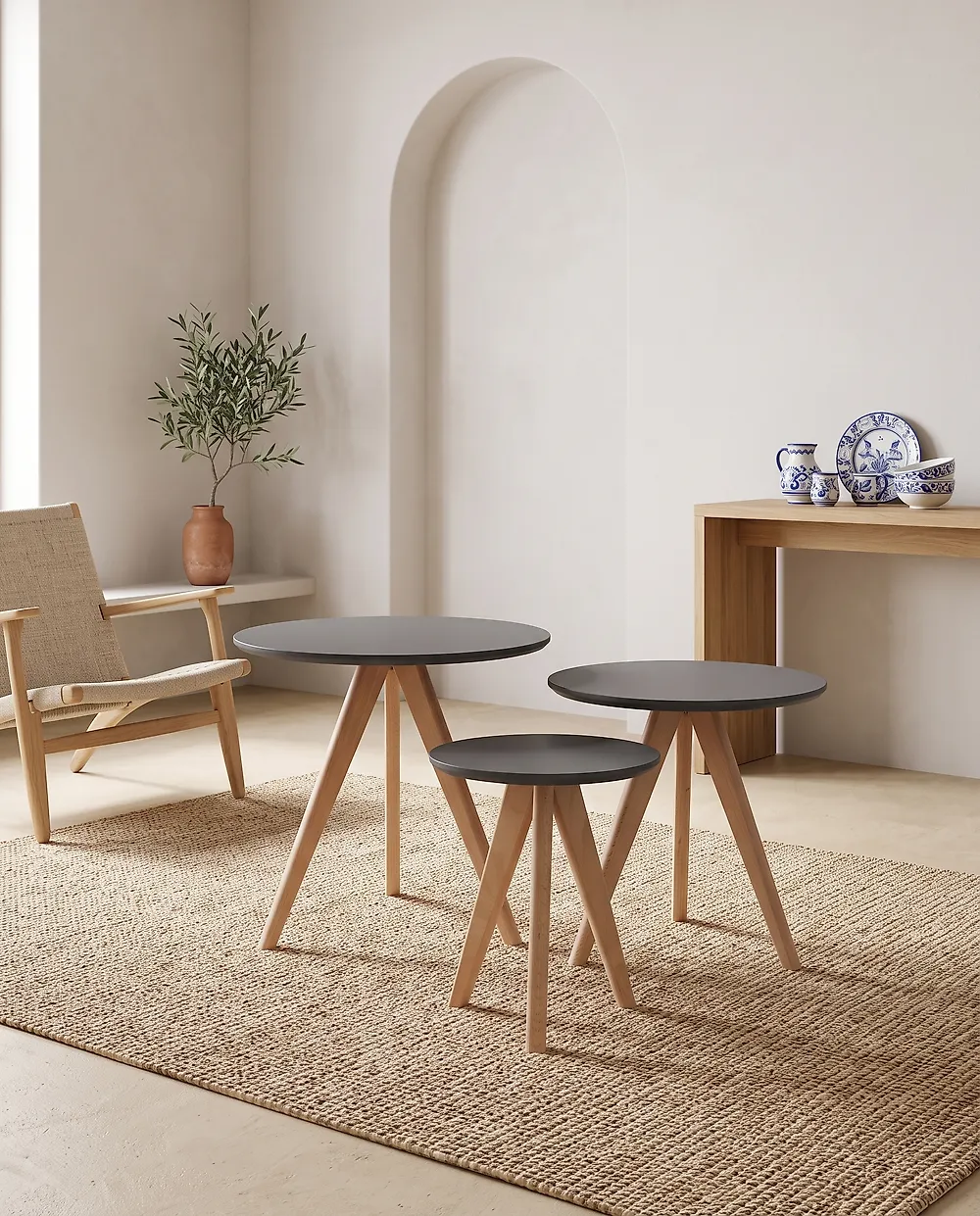 Couchtisch 3er Set VEGAS Grau_1179937