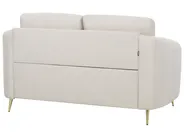 Living Room Set 6 Seater TROSA Fabric Light Beige_910967