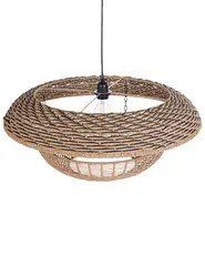 Pendant Lamp KIDEPO Paper Rope Brown_915557