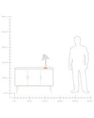 Table Lamp ALWERO Metal Orange_898836