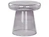 Side Table CALDERA Glass Grey
