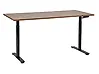 Manual Adjustable Standing Desk DESTINAS 160 cm x 72 cm Brown/ Black