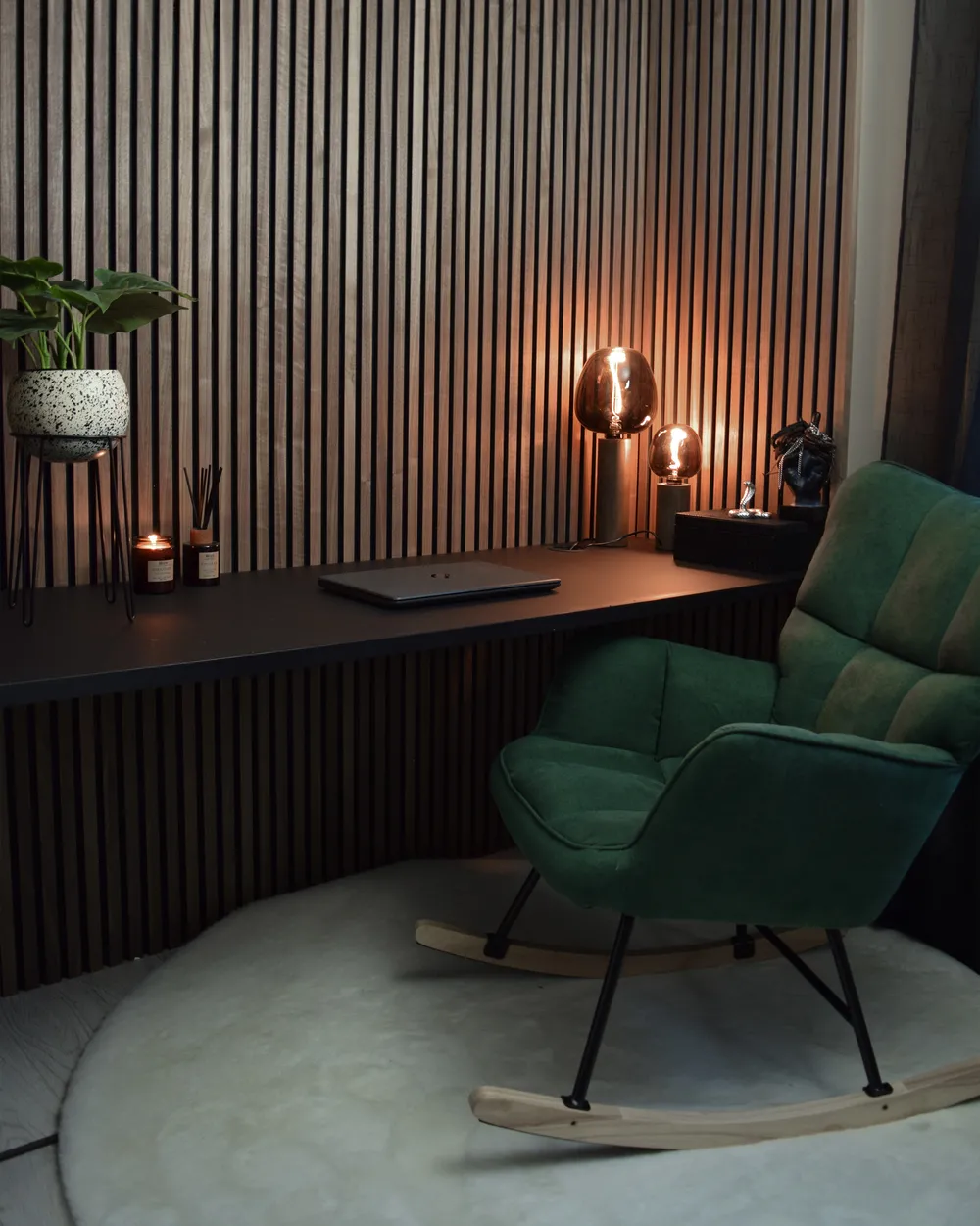 Fotel bujany OULU Szmaragdowy_895742
