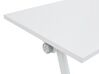 Schreibtisch weiß 120 x 60 cm klappbar mit Rollen BENDI_922191