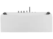 Corner Hot Tub with LED MOOR 1730 x 810 mm White_773050