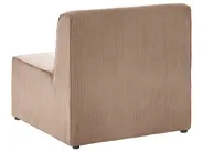 Modular Corner Sofa 4 Seater LEMVIG Corduroy Dark Beige Right Hand_1053387