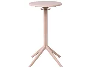 Garden Bar Table LEGRENA 60 cm 60 cm Beige_1035095
