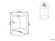 Side Table TYRELL Marble Black_1047483