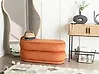 Upholstered Bench ELLENDALE Velvet Orange