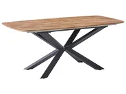 Extending Dining Table GAIRDNER Brown 140/180 cm 90 cm_1029156