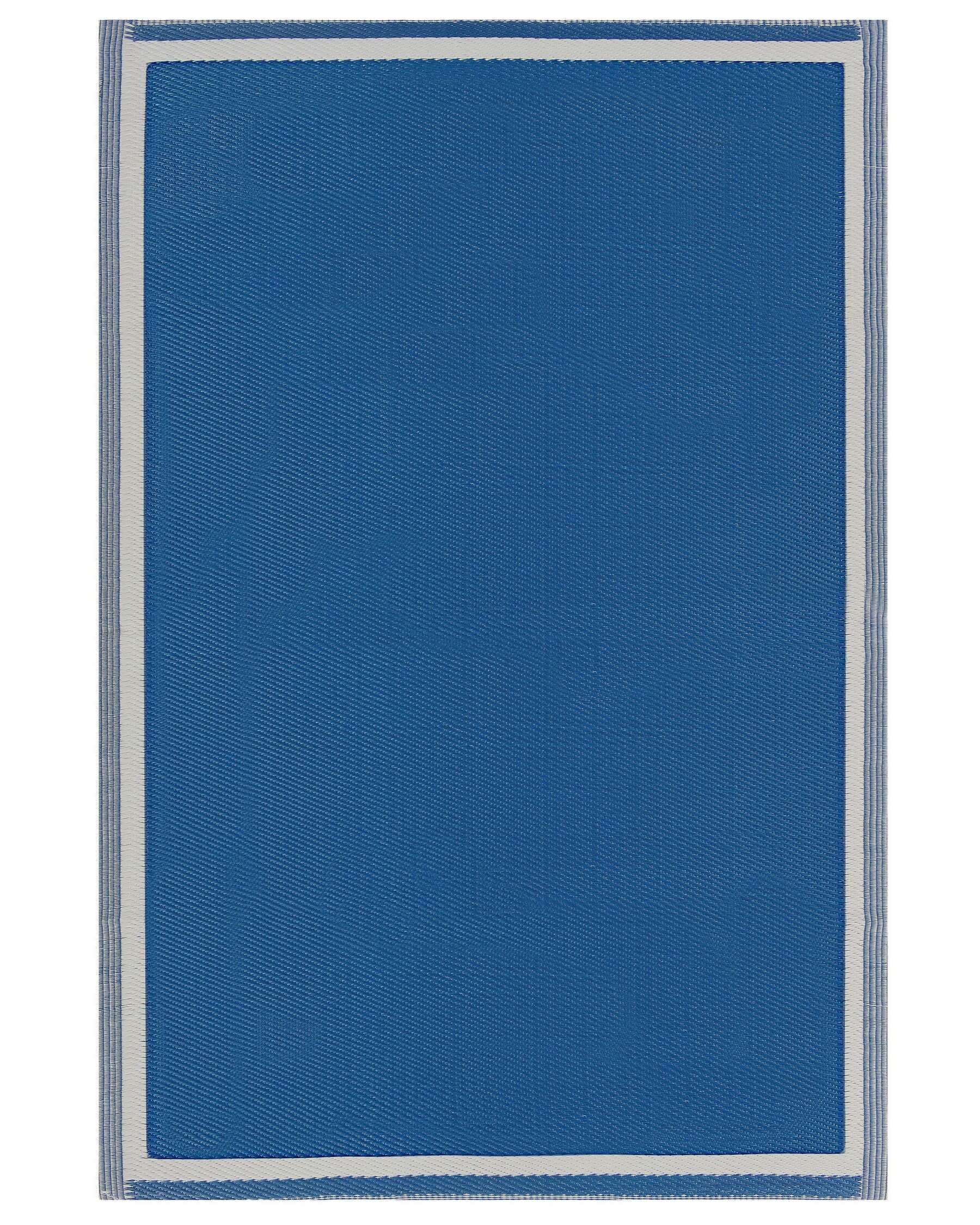 Alfombra azul marino/blanco 120 x 180 cm ETAWAH_766446