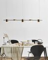 5 Light Metal LED Pendant Lamp Brass SESTRA_815580