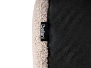 Letto Bouclé LUNAN 120 x 200 cm Beige_1025651