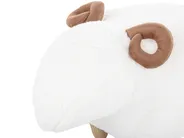 Animal Stool LAMB Lamb Fabric White_750759