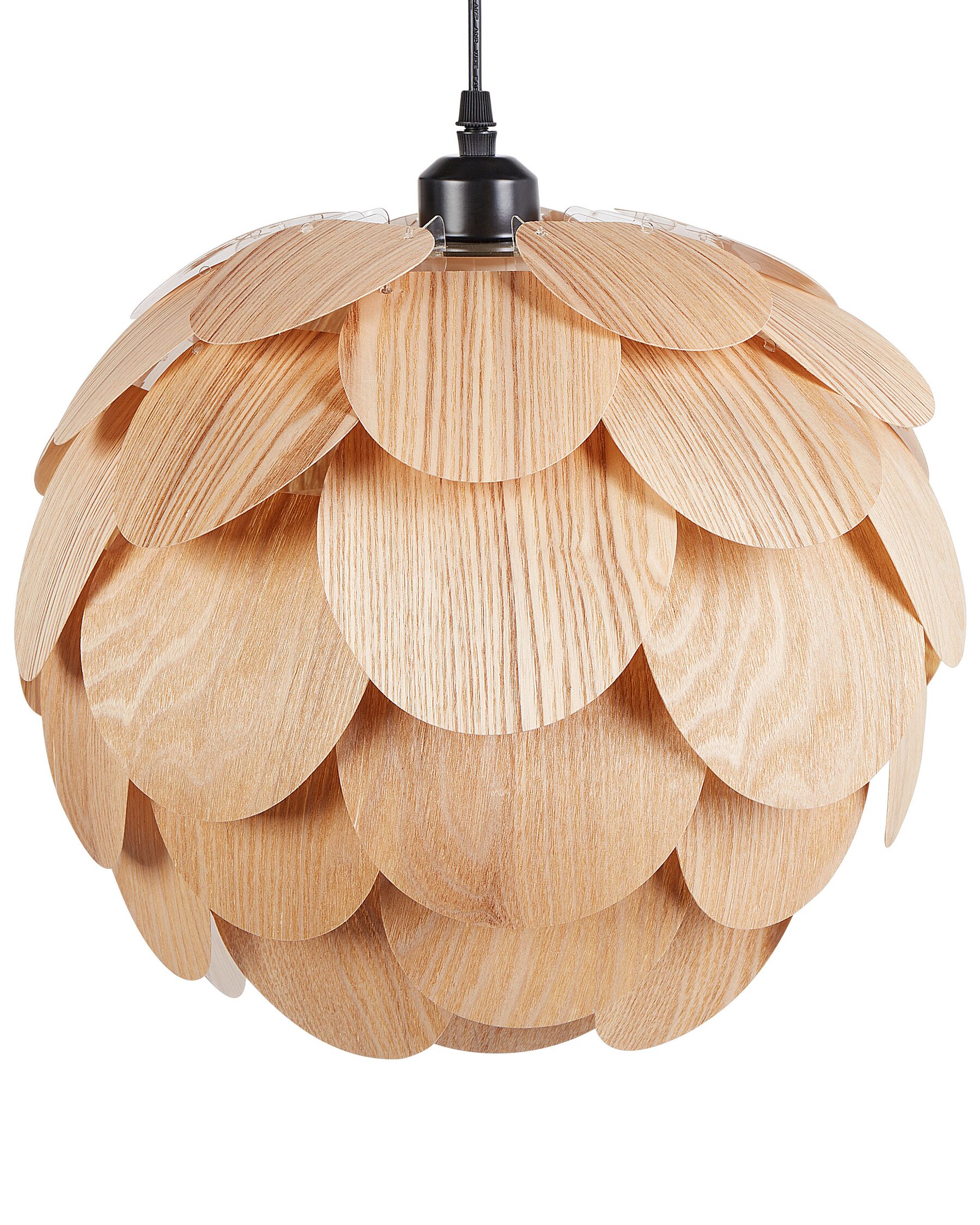 plafondlamp babykamer bamboe hout