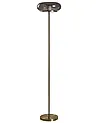 LED Floor Lamp NITH with Dimmer Glass Grey