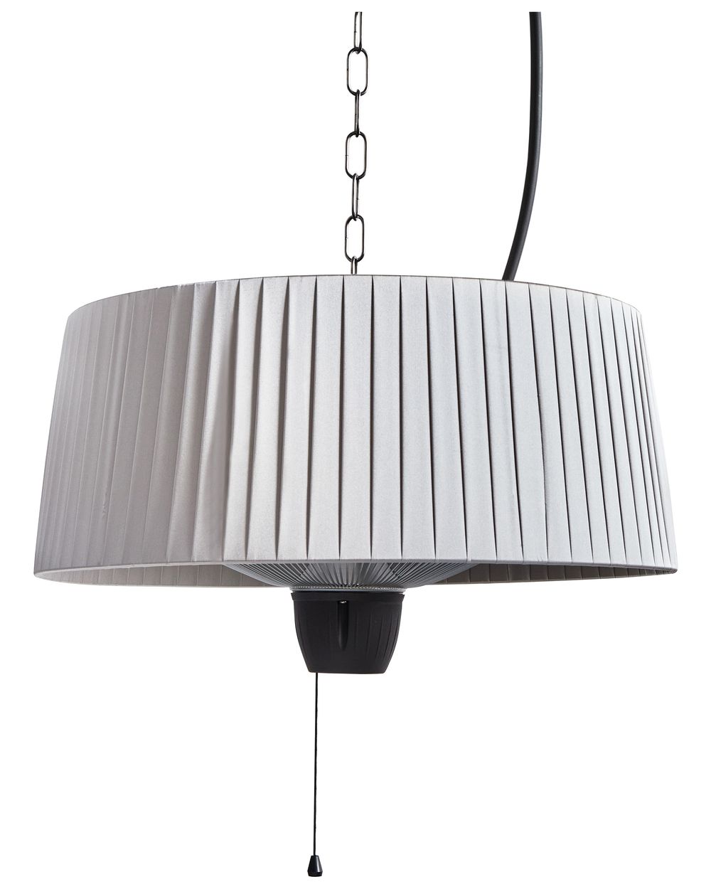 Estufa de infrarrojos colgante de exterior ASCEA 1500 W Gris claro