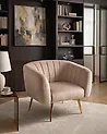 Armchair LACONIA Velvet Taupe
