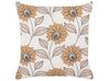 Sierkussen set van 2 bloemenpatroon meerkleurig 45 x 45 cm TUBEROSE_857805