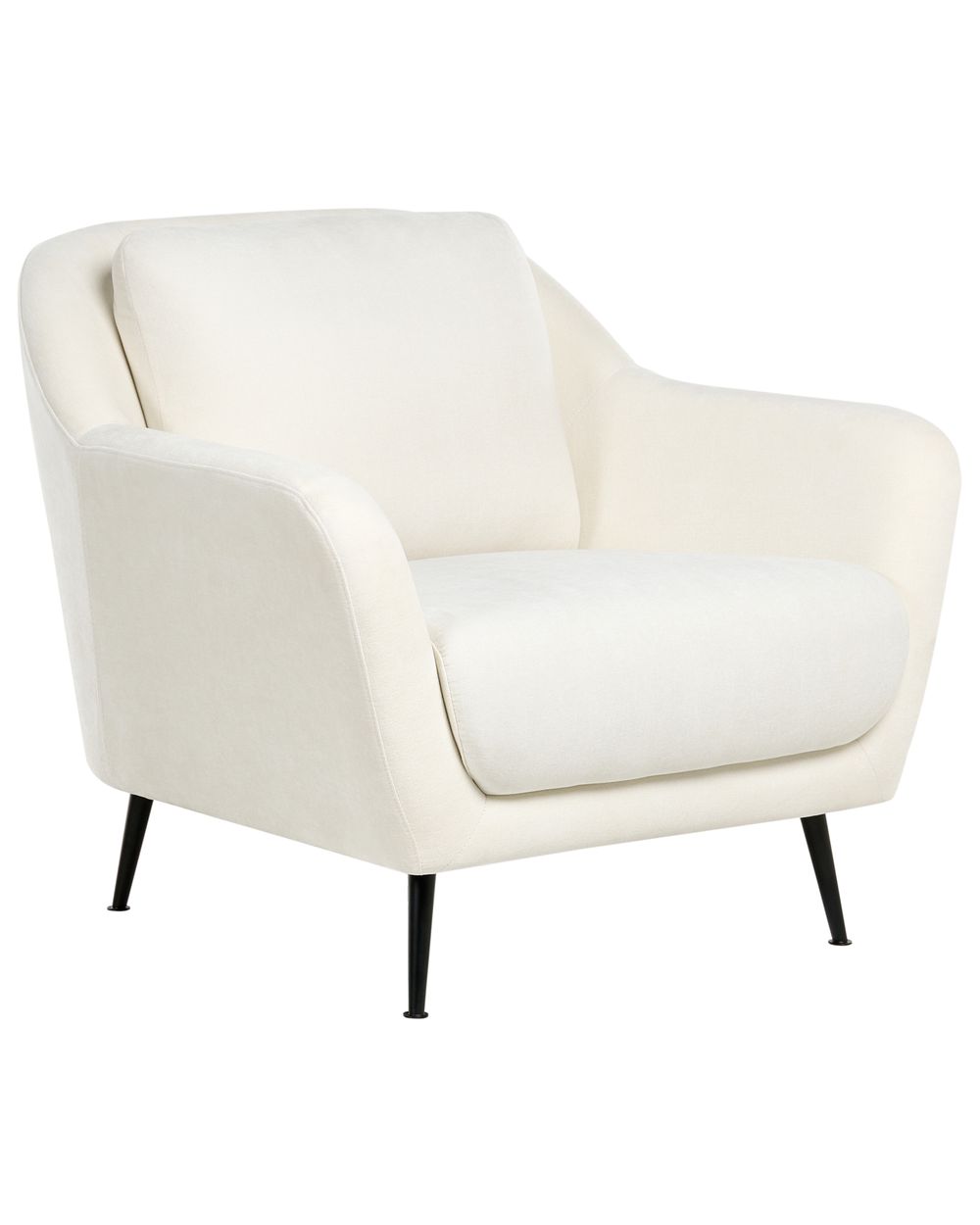 Fauteuil EIBY Chenille Wit