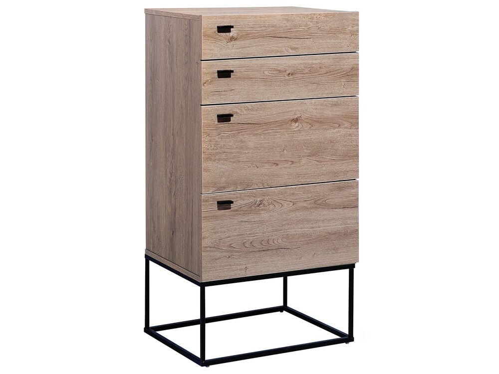 4 Drawer Chest ACRA Light Brown