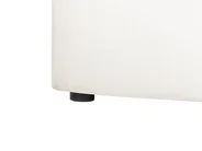 Bett mit Stauraum BOUSSE Stoff Cremeweiß 140 x 200 cm_1074744