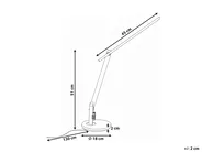 LED Desk Lamp CETUS with Dimmer Grey_1018643