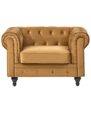 Poltrona CHESTERFIELD Velluto Oro_1041639