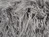 Faux Fur Pouffe Grey TUKKI_938676