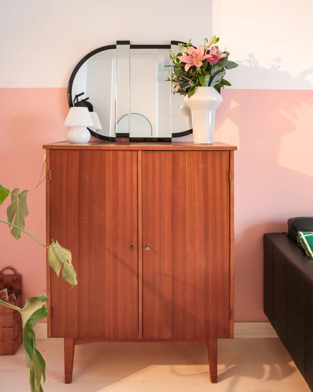 Wall Mirror MICHERY 60 cm 90 cm Black_961609