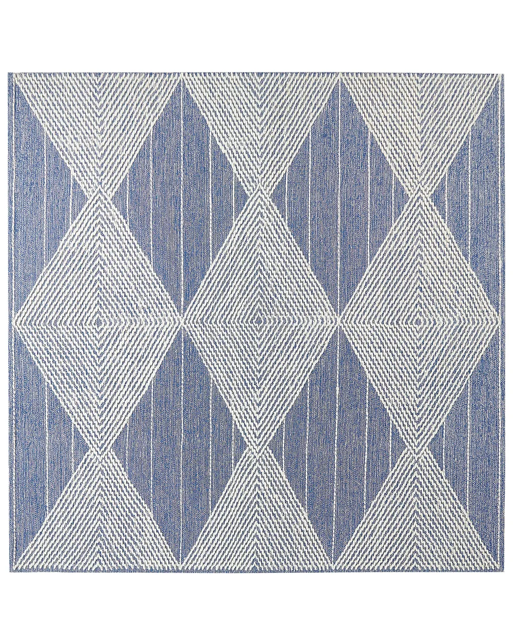 Tappeto DATCA Blu 200 x 200 cm Lana_848517