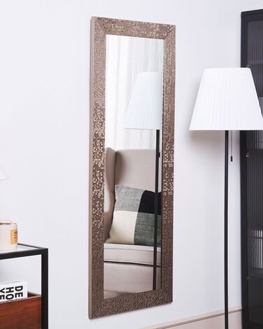 Wall Mirror 50 x 130 cm Brown MARANS