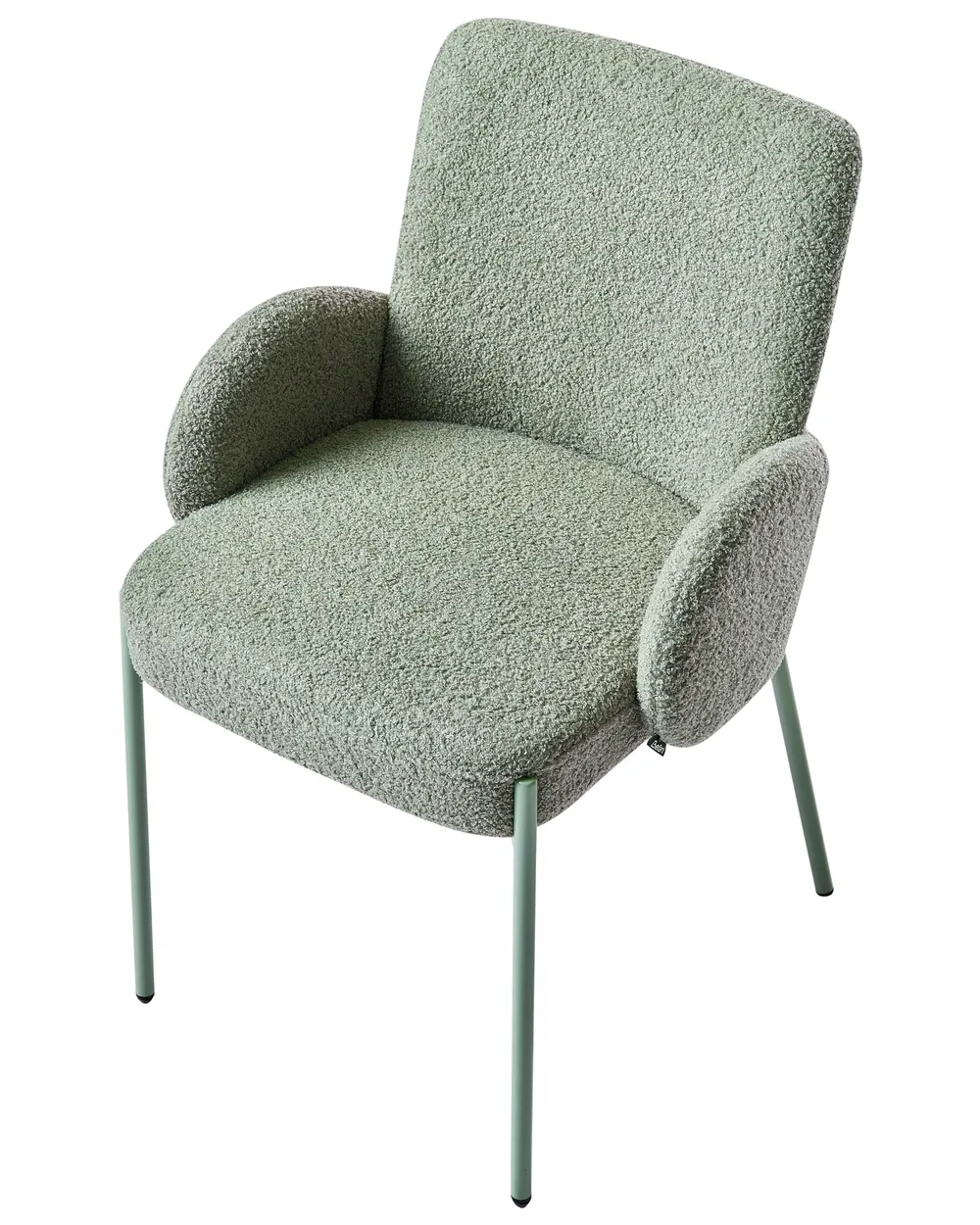 Dining Chair MAGEE Boucle Light Green_1068245