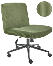 Desk Chair GEDDES Corduroy Green_1010109