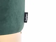 Pouf SOPHIA Samtstoff Dunkelgrün_1186059