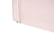 Łóżko wysuwane Welur LORETTE 90 x 200 cm Pastelowy róż_1080966