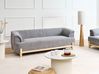 Sofa 3 Seater ALNOR Fabric Dark Grey