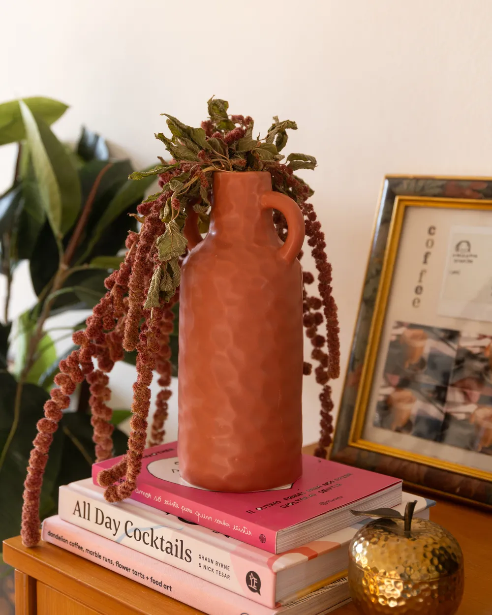 Vaso decorativo in rame dipinto con arabo | Decorazione araba