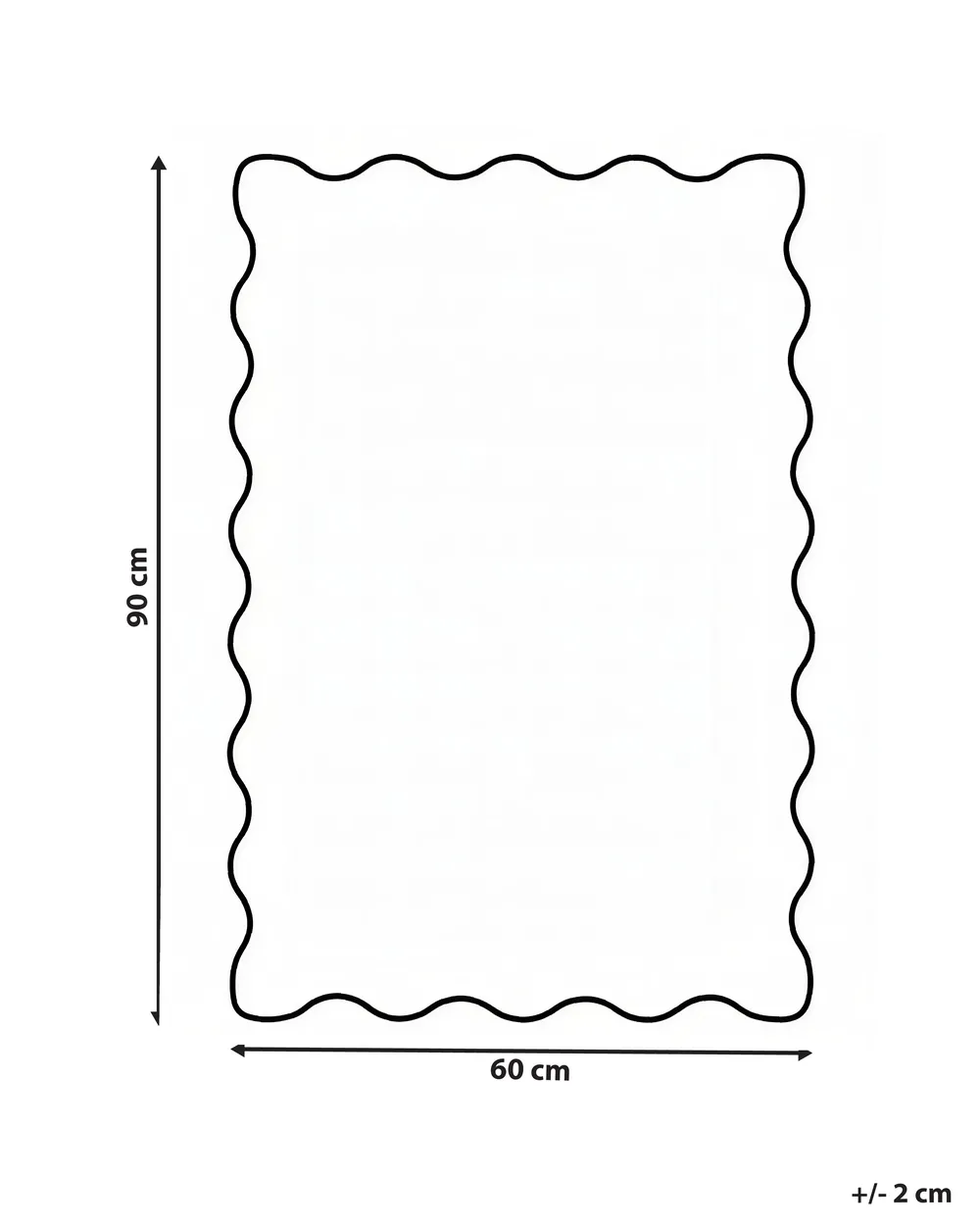 Tappeto da bagno NANGAL Verde 60 x 90 cm Cotone_1025931