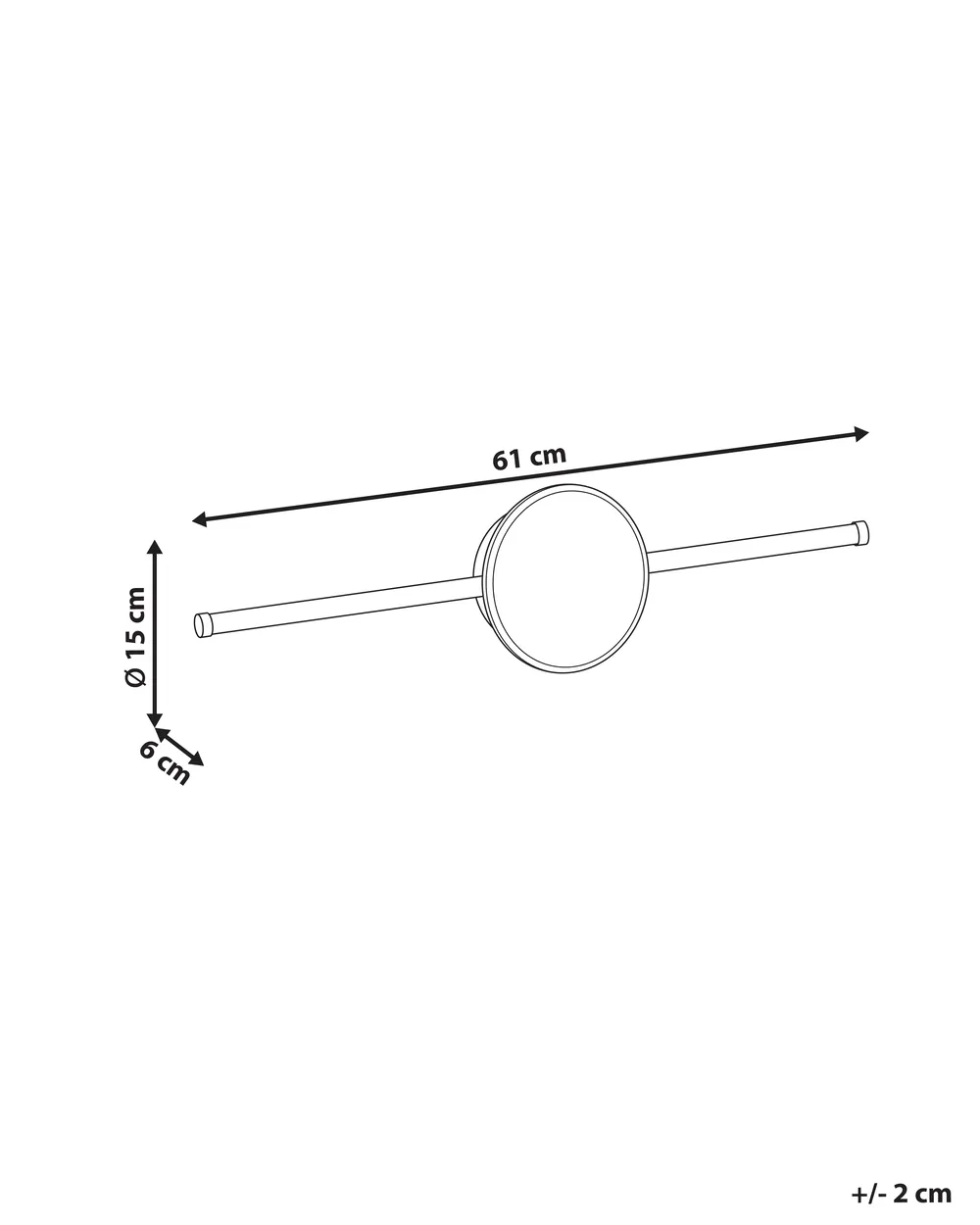 Picture and Mirror LED Light OTHAIN Metal Black_1008937
