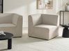 Corner Seat LEMVIG Corduroy Beige Left Hand